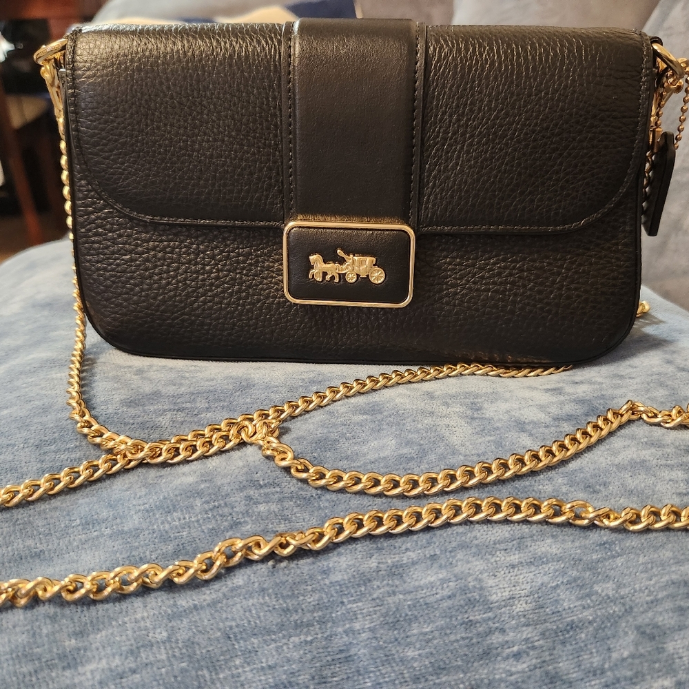 Coach Pebbled Leather Crossbody